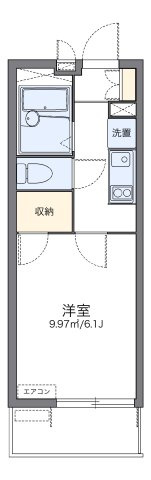 レオパレスアイ＆ロンⅢの間取り