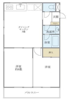 【間取り】 | メゾン美羅樹Ｉ | 間取りです。