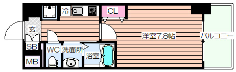 【間取り】 | プランドール新大阪NORTHレジデンス