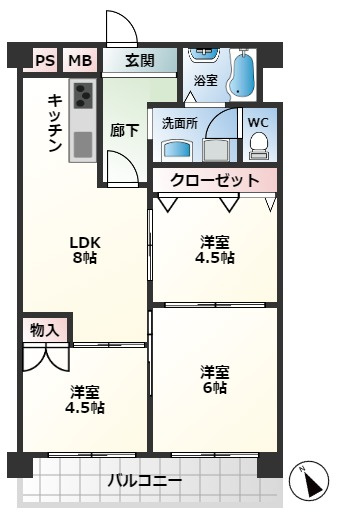 【間取り】 | メゾン千里中央