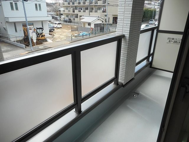 カルム上宿のバルコニー