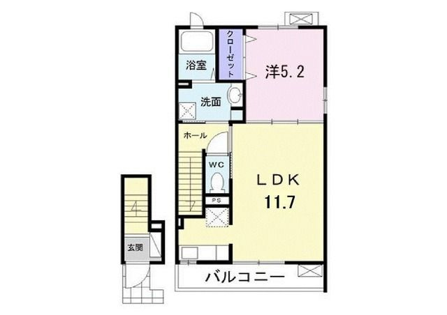 カルム上宿の間取り