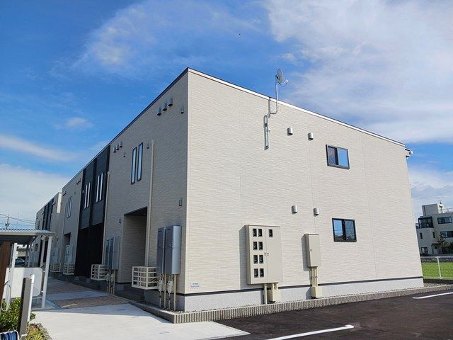 ヒカルサ高岡野村サウス１号棟の外観