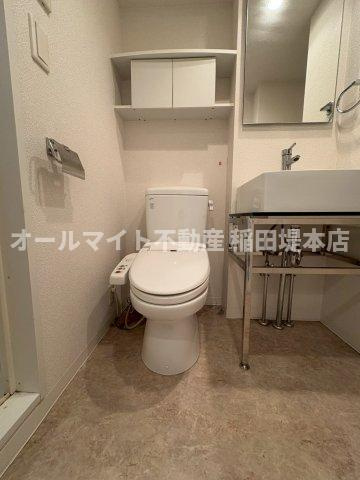 川崎市多摩区登戸新町の賃貸マンションのトイレ