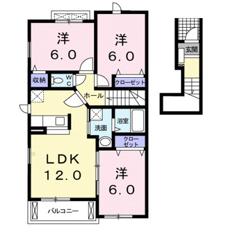 【間取り】 | クレストガーデンⅠ