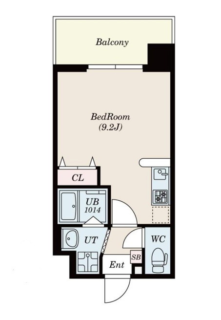 セゾンラトゥールMIYAKOJIMAの間取り