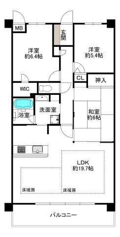 アルファステイツ垂水高丸の間取り