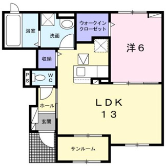 【間取り】 | ローザ・ヴィレⅡ