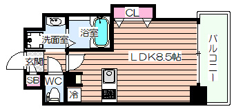 【間取り】 | ラグゼ江戸堀