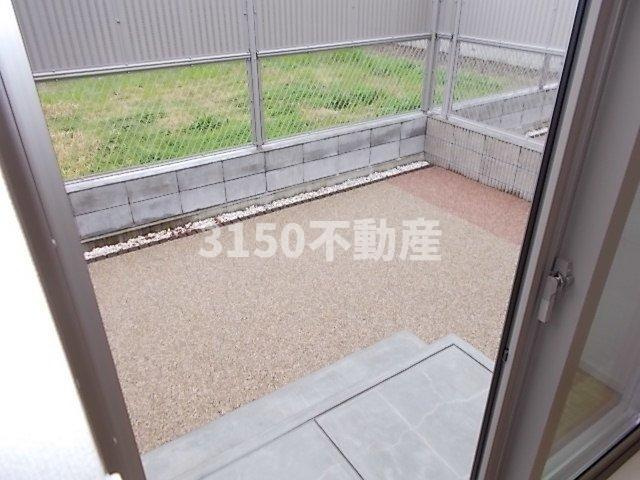 ラヴェニールⅠの庭|お庭で自由な時間を過ごせます
