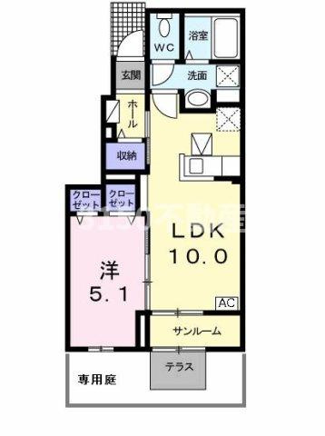 ラヴェニールⅠの間取り