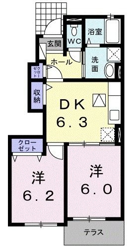 ティア　コートの間取り