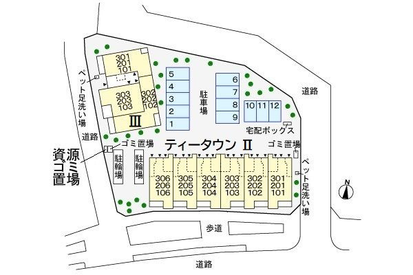 【区画図】 | ティータウン3