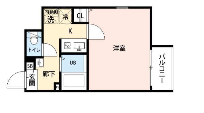 グランクオール西川口NORTHの間取り