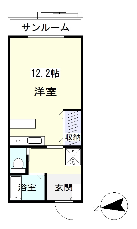 リバティヒルズA棟の間取り