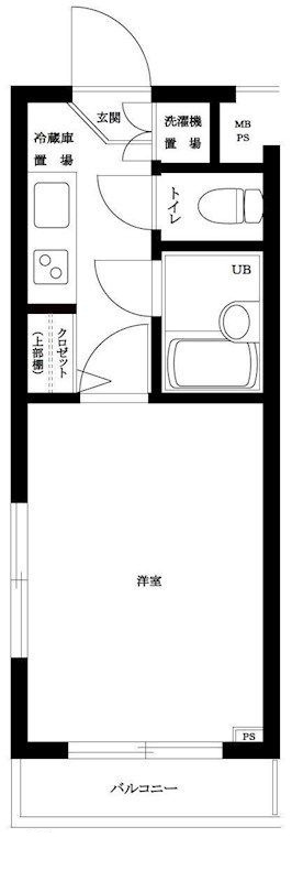 ルーブル三軒茶屋の間取り|間取りです。
