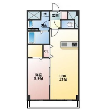 エスペーロ新在家の間取り