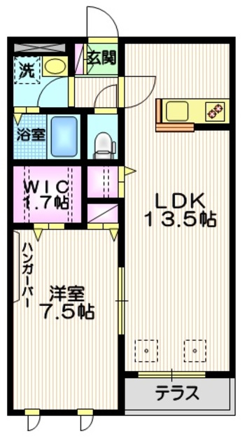 グランドール南水元の間取り|★開放感のあるお部屋です★