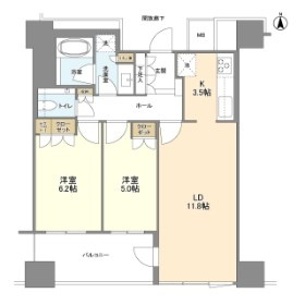 クラッシィタワー淀屋橋の間取り