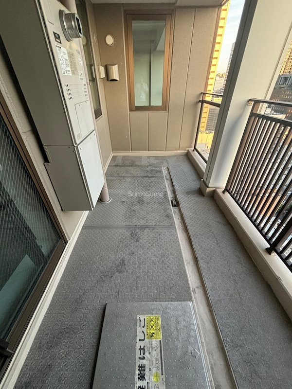 クラッシィタワー淀屋橋のバルコニー