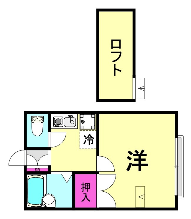 レオパレスＳｏｕｔｈＣｏｕｒｔの間取り