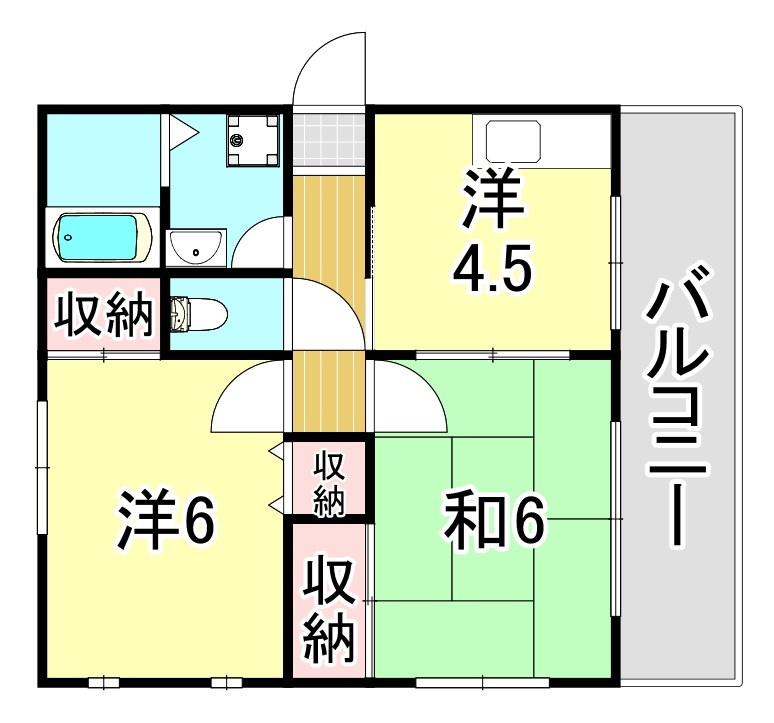 コンドウマンションの間取り
