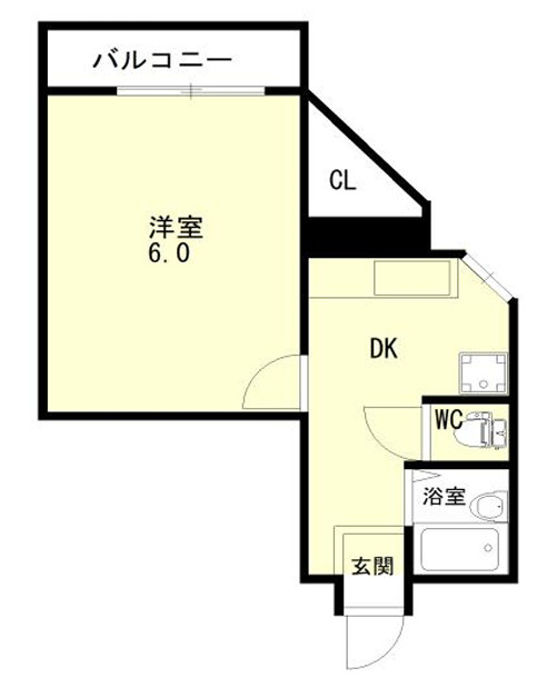 シティハイツ二宮の間取り