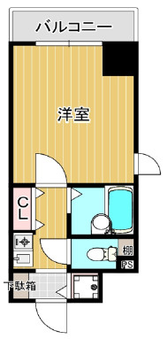プレサンス難波WESTの間取り