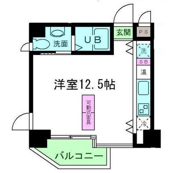 エス・キュート魚崎の間取り