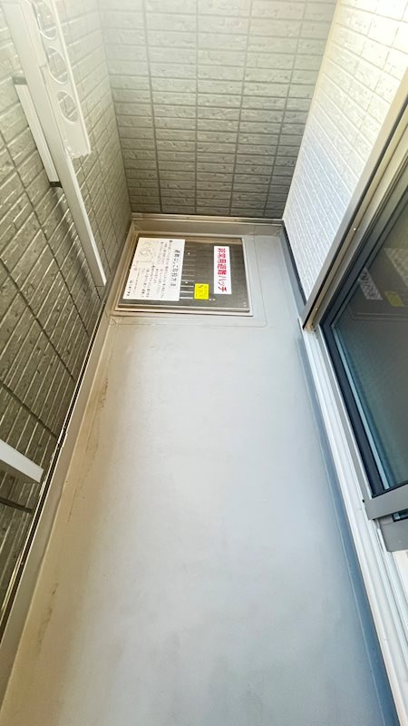 cuore魚崎のバルコニー