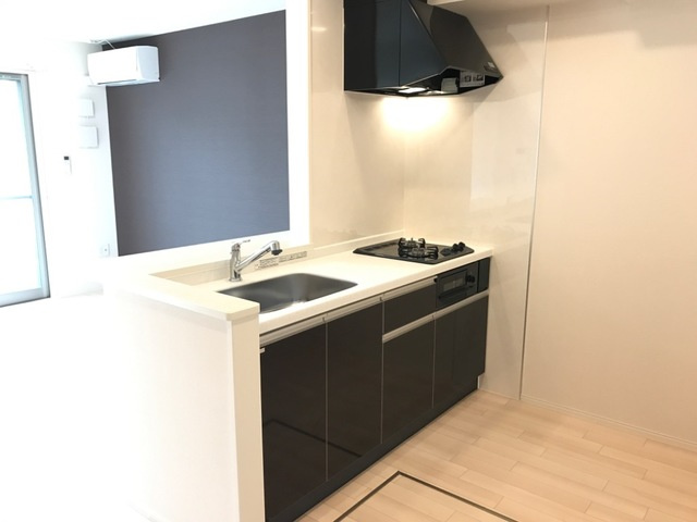 藤沢市藤沢のアパートのキッチン