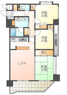【間取り】 | ダイアパレスプロムナード加古町