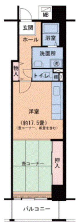 キャナルタウンウェスト4号棟の間取り