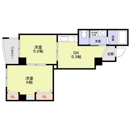 ヴィエント　フレスコの間取り