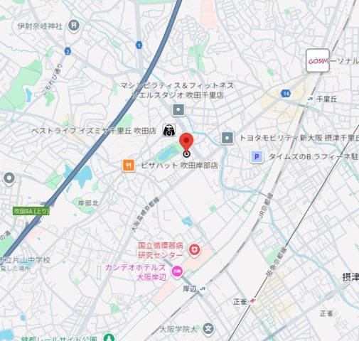 エドモントンの地図