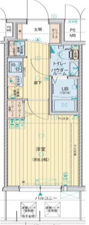 エグゼ大阪NORTHゲートの間取り