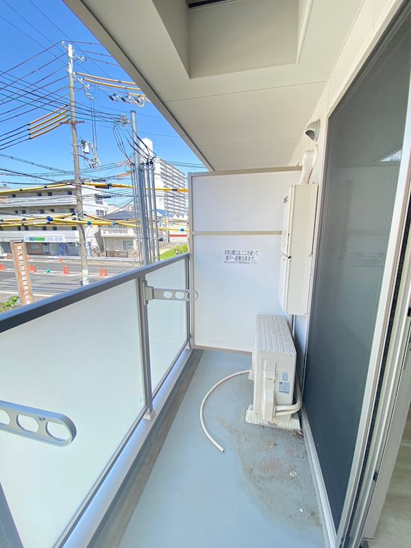 D-Square深江本町のバルコニー