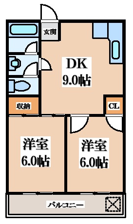 【間取り】 | セイム三箇