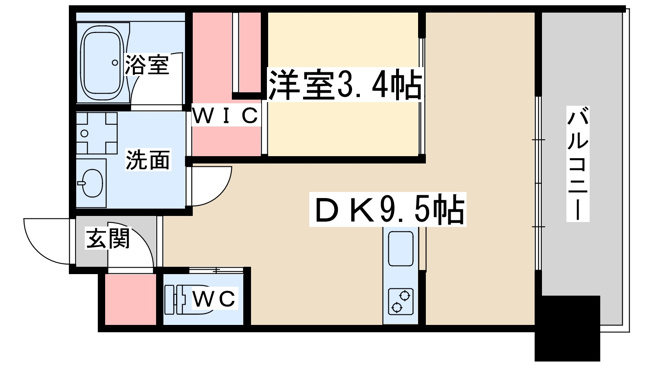 【間取り】 | ベネチア天満橋