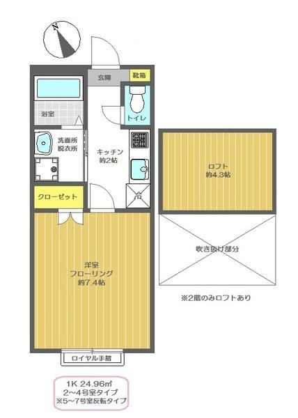 アールブランの間取り