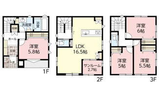 【間取り】 | 広島市東区牛田南２丁目