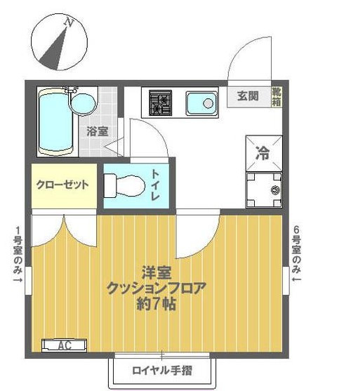 パルテール一之江Ⅰの間取り