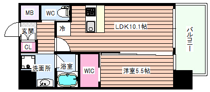 【間取り】 | プレジオ西中島ASIAN