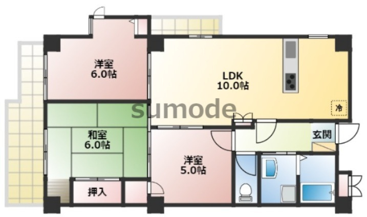 アンハウスの間取り