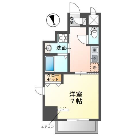 ラフィネ柏の間取り