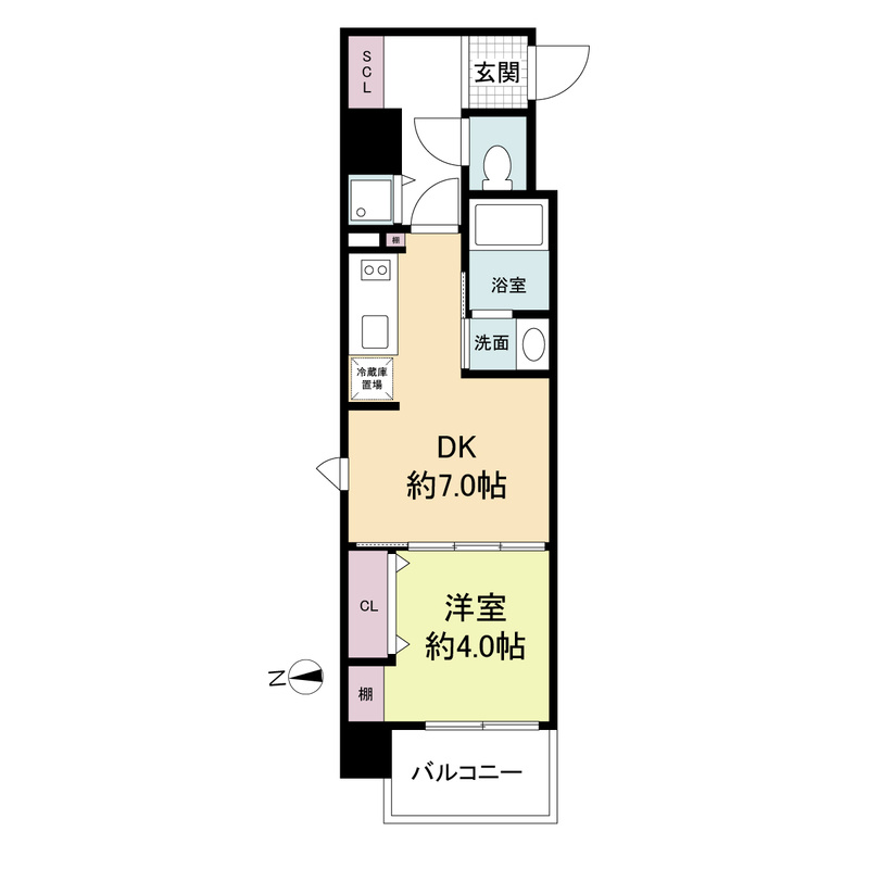 S-FORT都島内代の間取り