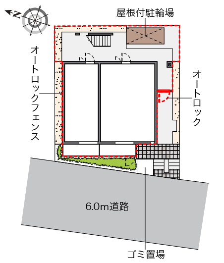 【エントランス】 | ハピネス北綾瀬