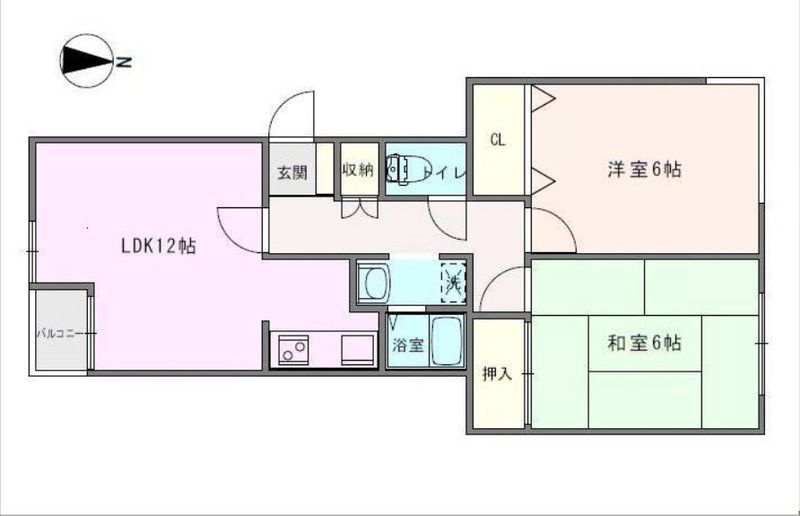 エクセルたちばな台の間取り