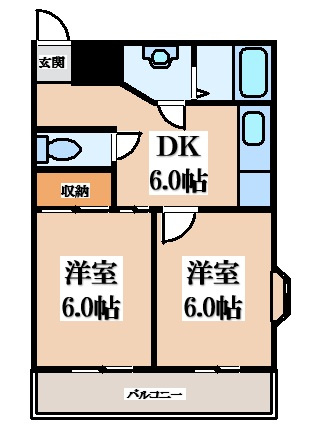 【間取り】 | セイム三箇