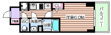 【間取り】 | プレサンス天満橋チエロ